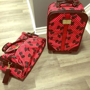 Betsey Johnson suitcase set